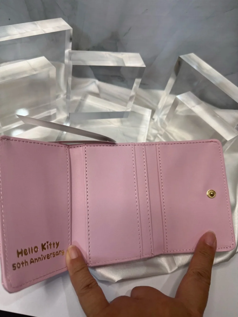 NWT Hello Kitty 50th Anniversary Limited Edition Wallet Winghouse - from Korea